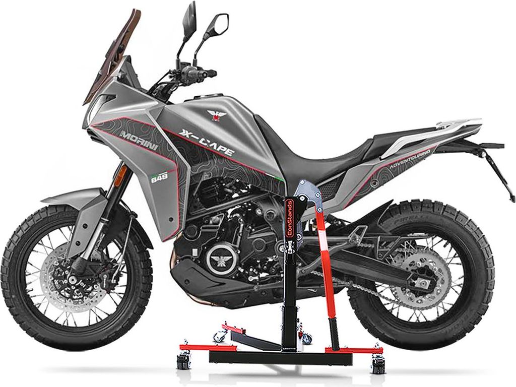 CS Power Evo-Zentralständer für Moto Morini X-Cape 650 21-24 Rot