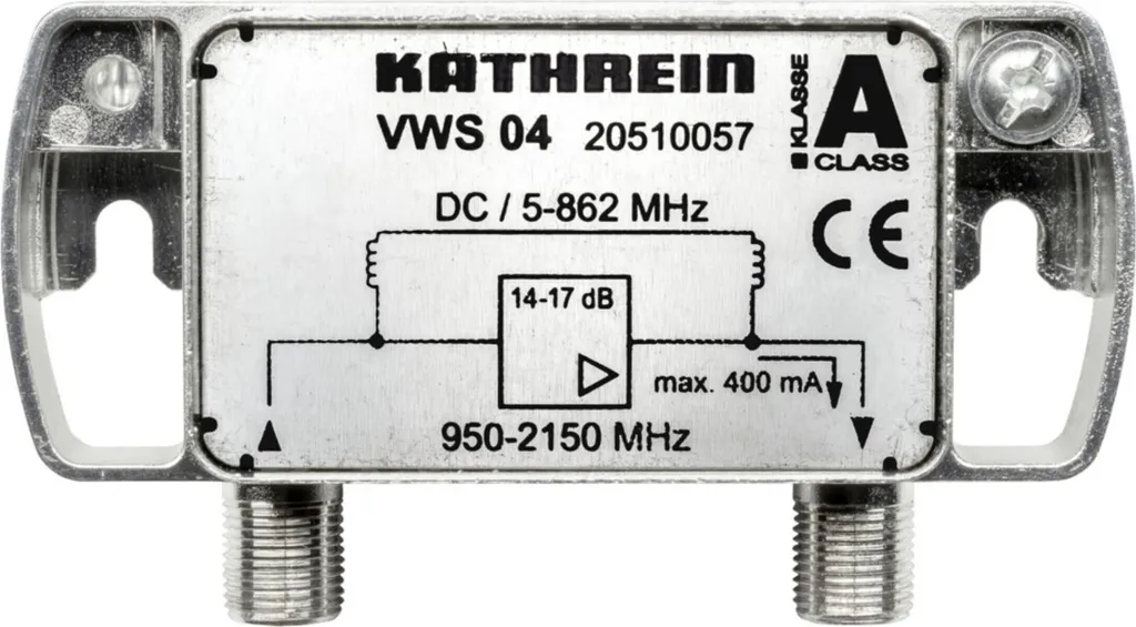 Amplificateur de signal d'antenne KATHREIN VWS 04 contre image pixel