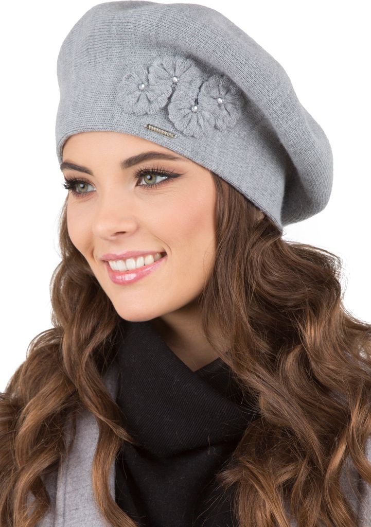 Vivisence Damen Baskenmütze mit Wollzusatz - Warme Produktbild 