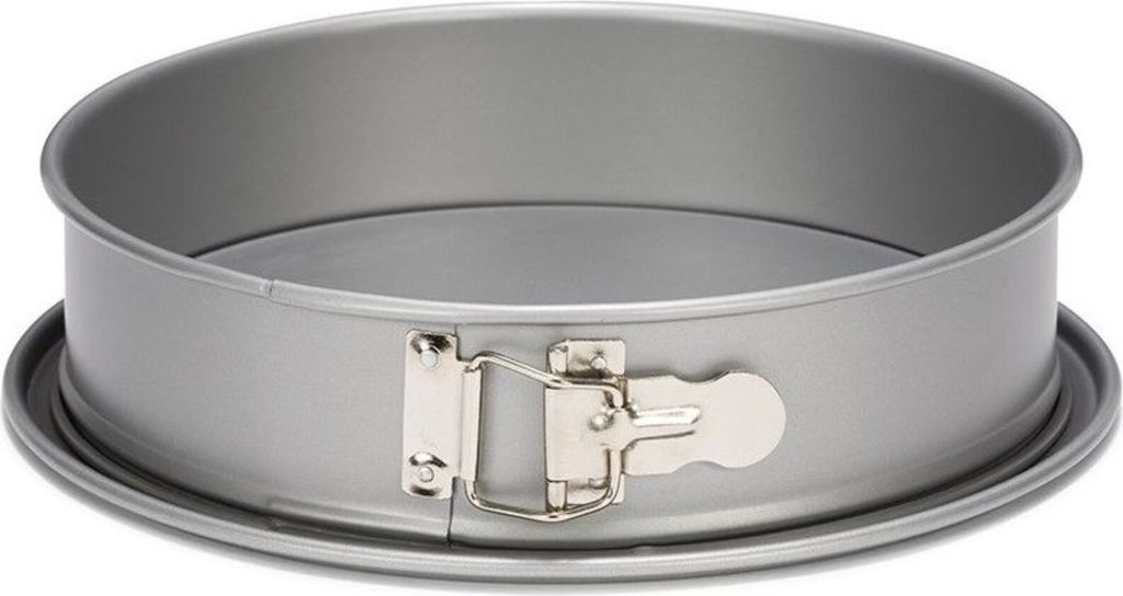 springform mit auslaufsicherem Boden 22 cm Stahl silber Produktbild 