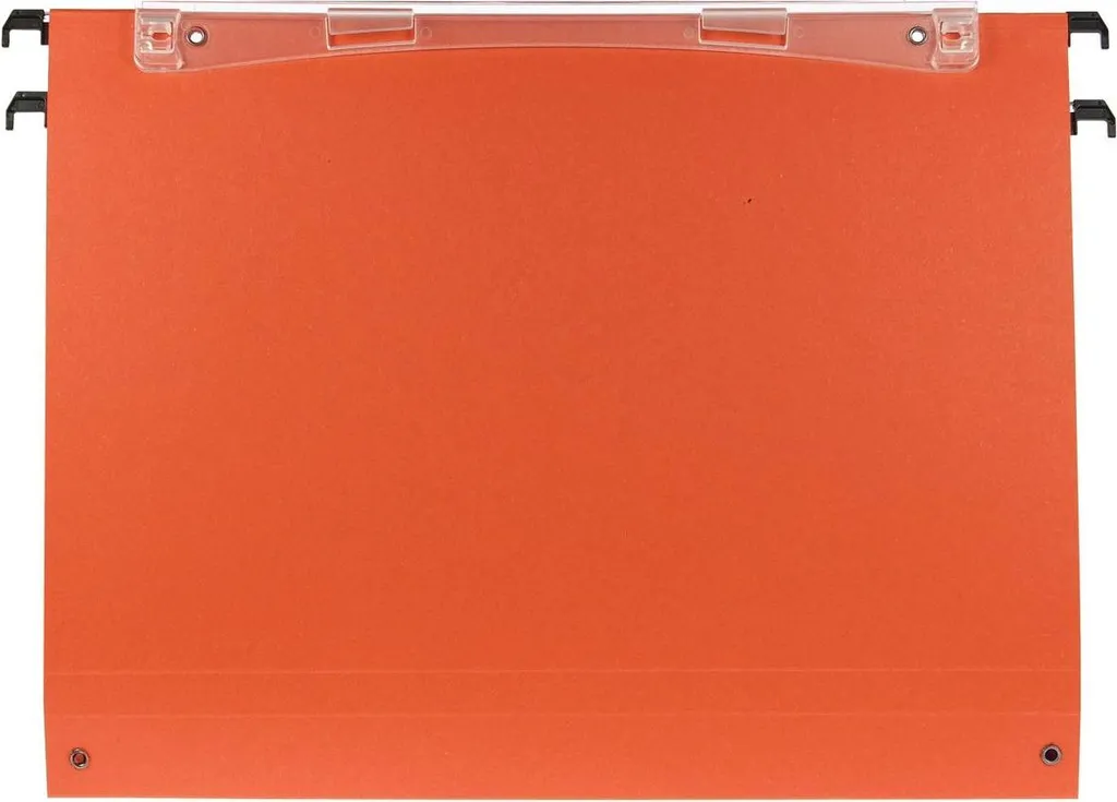 Chemises Suspendues Esselte Orange 89g avec Porte-étiquettes Mobiles