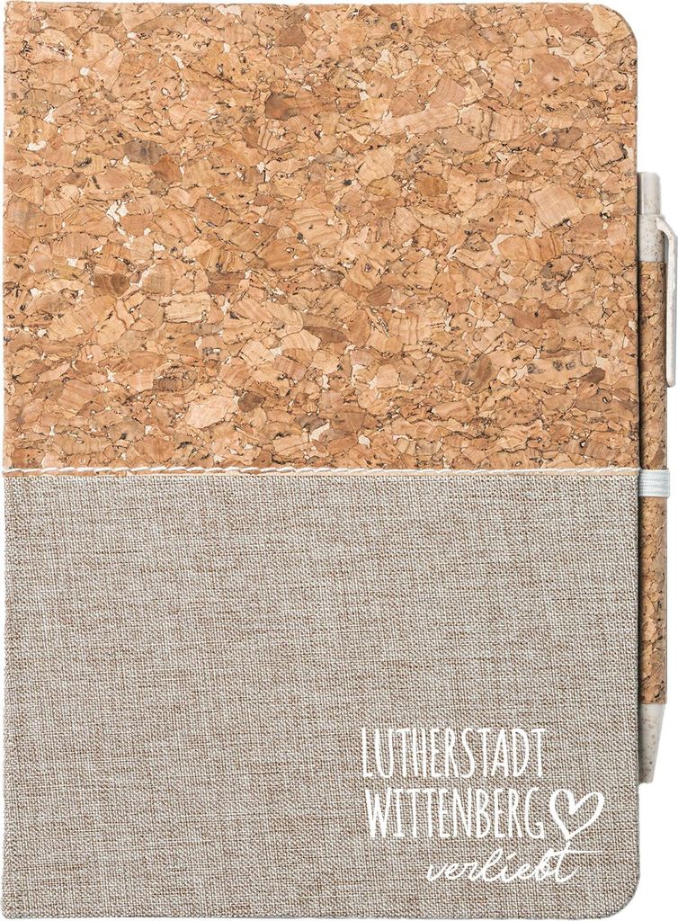 Huuraa Notizbuch A5 Lutherstadt Wittenberg verliebt 80 Blatt inkl. Kugelschreiber Tagebuch Geschenkidee