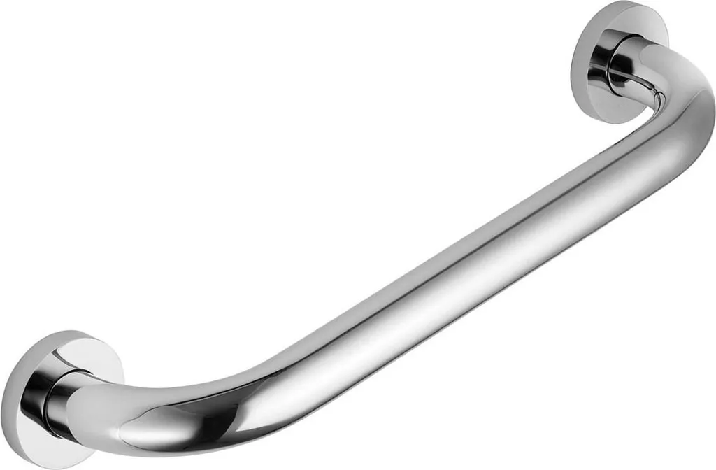Barre d'appui de maintien 30cm en acier inox chromé A44375 pour douche