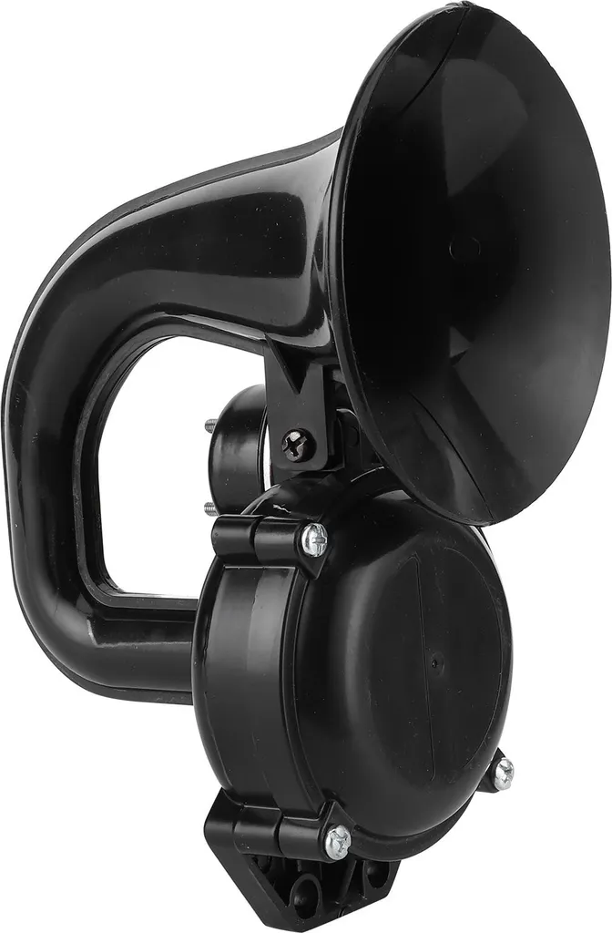 Corne d'escargot universelle fanfare noire 12V 24V puissante 120 dB