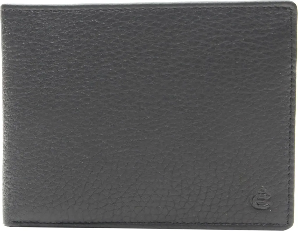 Petit Étui Cartes Esquire Deer Cuir Noir - Fini le Portefeuille Trop Gros