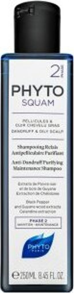 Phyto PhytoSquam Anti-Dandruff Purifying Maintenance Shampoo Reinigungsshampoo gegen Schuppen für normales bis fettiges Haar 250 ml