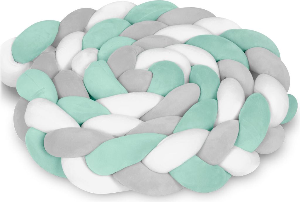 Ricokids 3m Babybettbezug - mintgrau Produktbild 