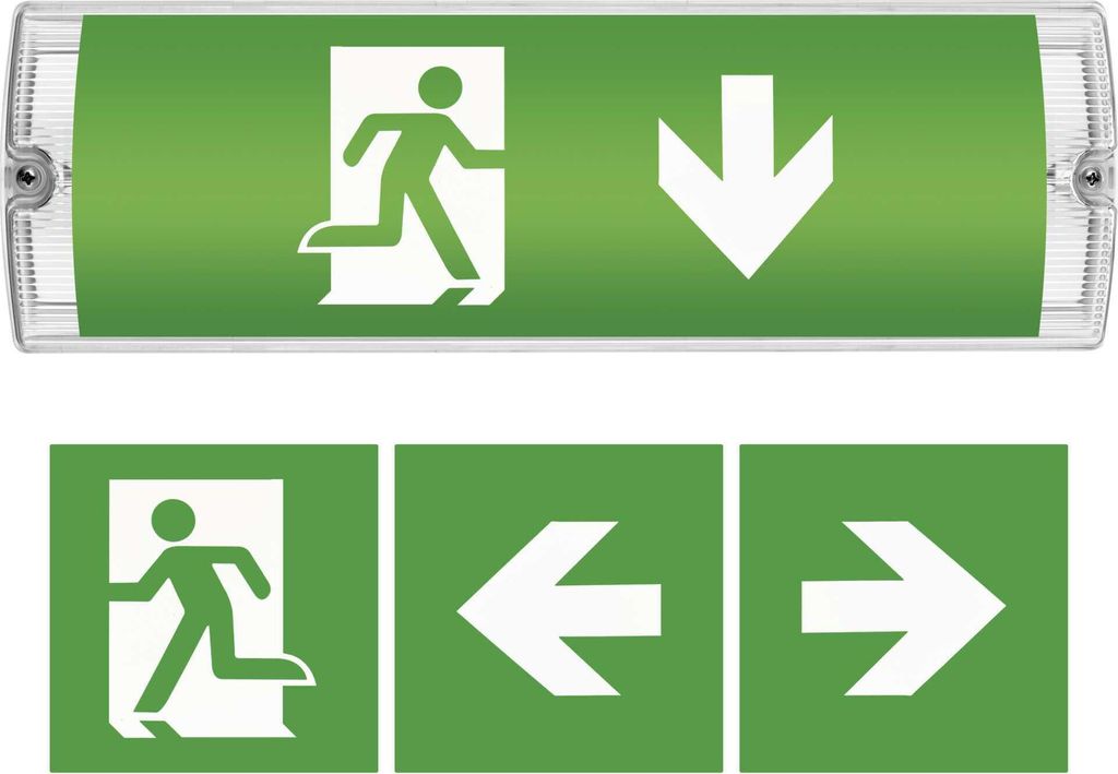 EMOS LED-Notbeleuchtung, Notausganglicht bis zu 3h Produktbild 1