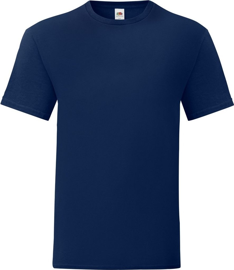 Fruit of the Loom - "Iconic 150" T-Shirt für Herren BC4769 (L) (Marineblau)