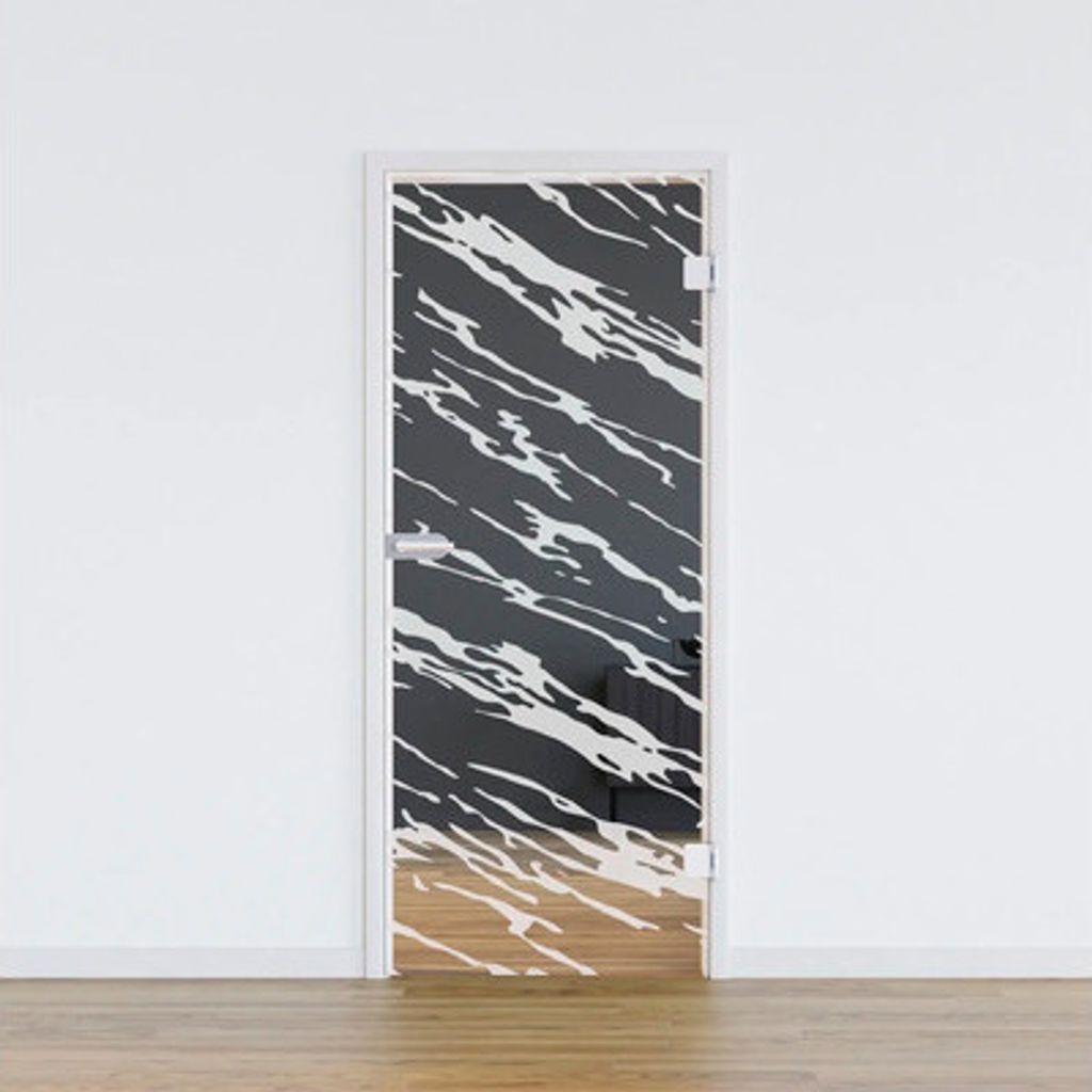 Pertura Glastür Komplettset Glera Vision 01 959x2085x8 mm Rechts inkl. Beschlag Jonte Studio Business unverschließbar