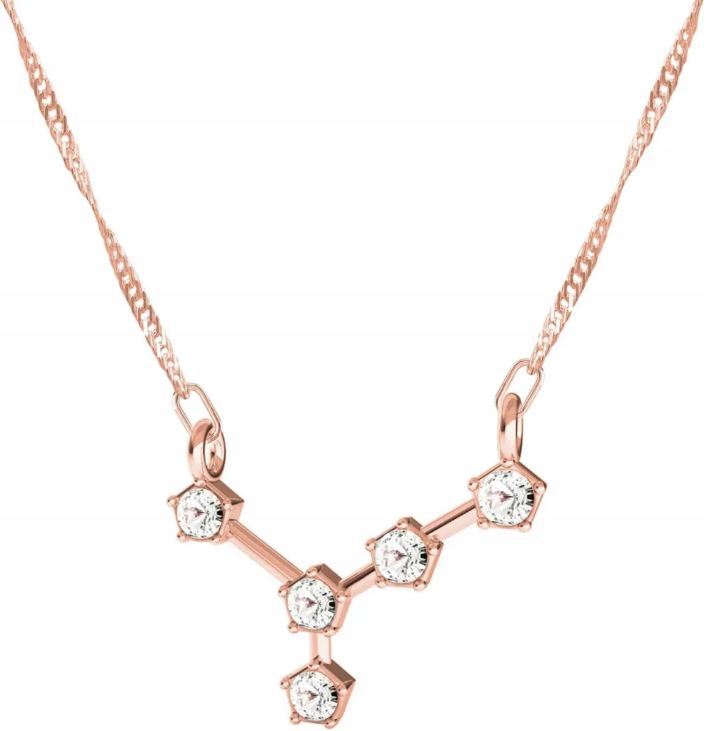 Collana Segno Zodiacale Cancro Argento 925 Oro - Gioiello Artigianale