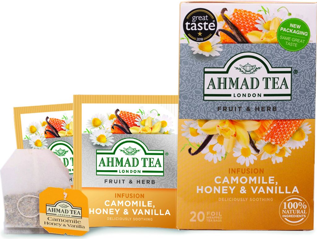 Ahmad Tea - Camomilla, miele e vaniglia 30 g, 20 bustine Immagine del prodotto 