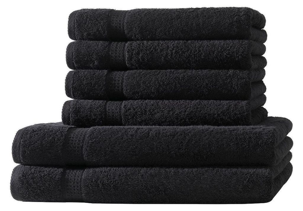 6er Set Frottee 4x Handtücher 2x Duschtücher Elegance 100% Produktbild 