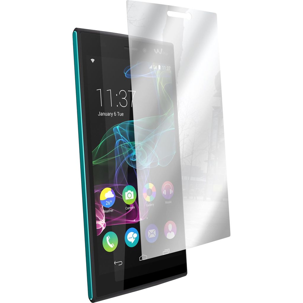 2er-Pack PhoneNatic Displayschutzfolien verspiegelt kompatibel mit Wiko Ridge 4G