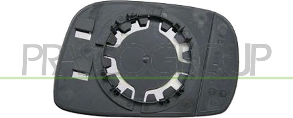 PRASCO Spiegelglas Außenspiegel Links für OPEL AGILA (A) (H00) Konvex OP3047504