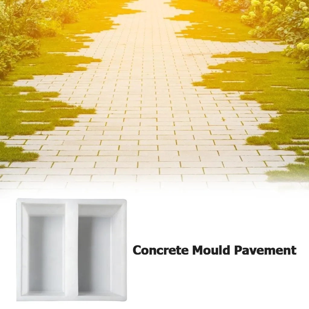 Pavage de jardin : moule à béton réutilisable pour allée et terrasse - 50cm - 4