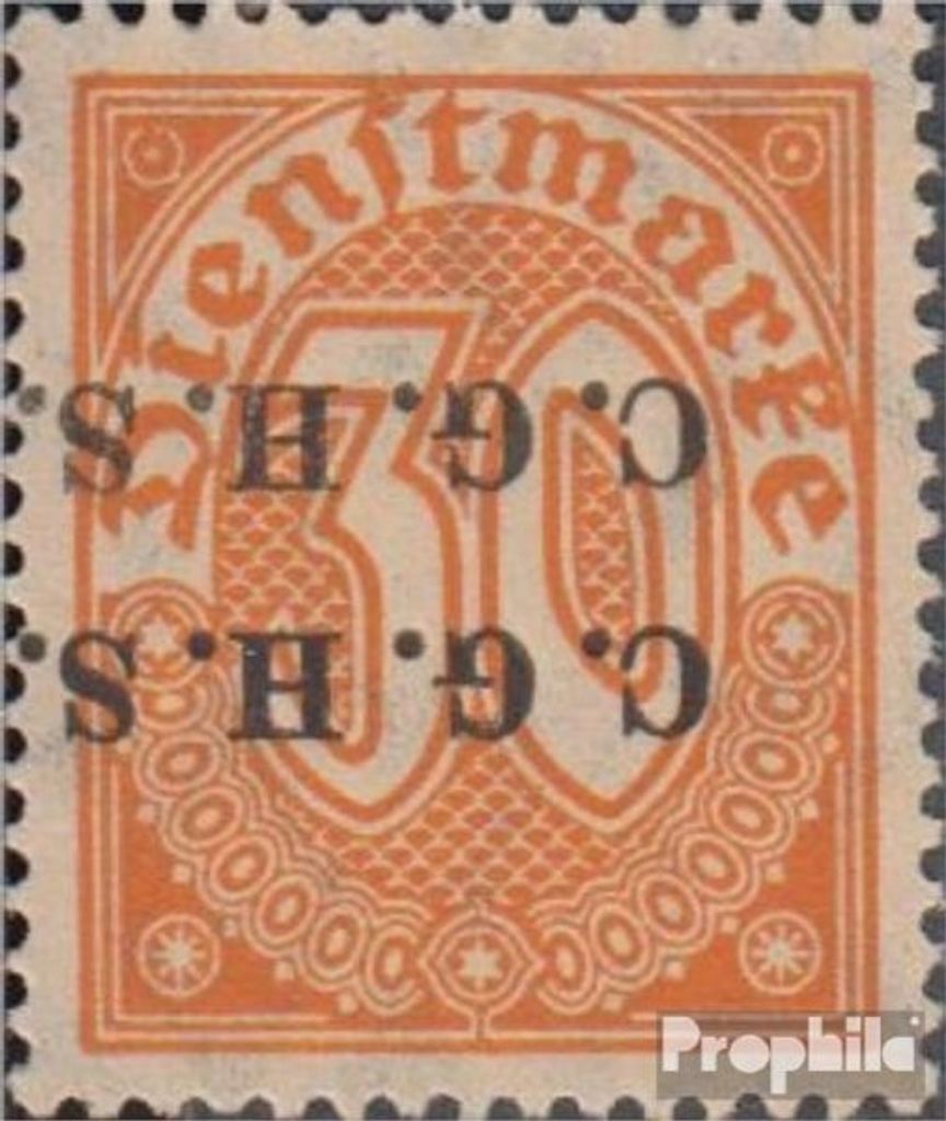 Briefmarken Oberschlesien 1920 Mi D12 gestempelt Ziffern