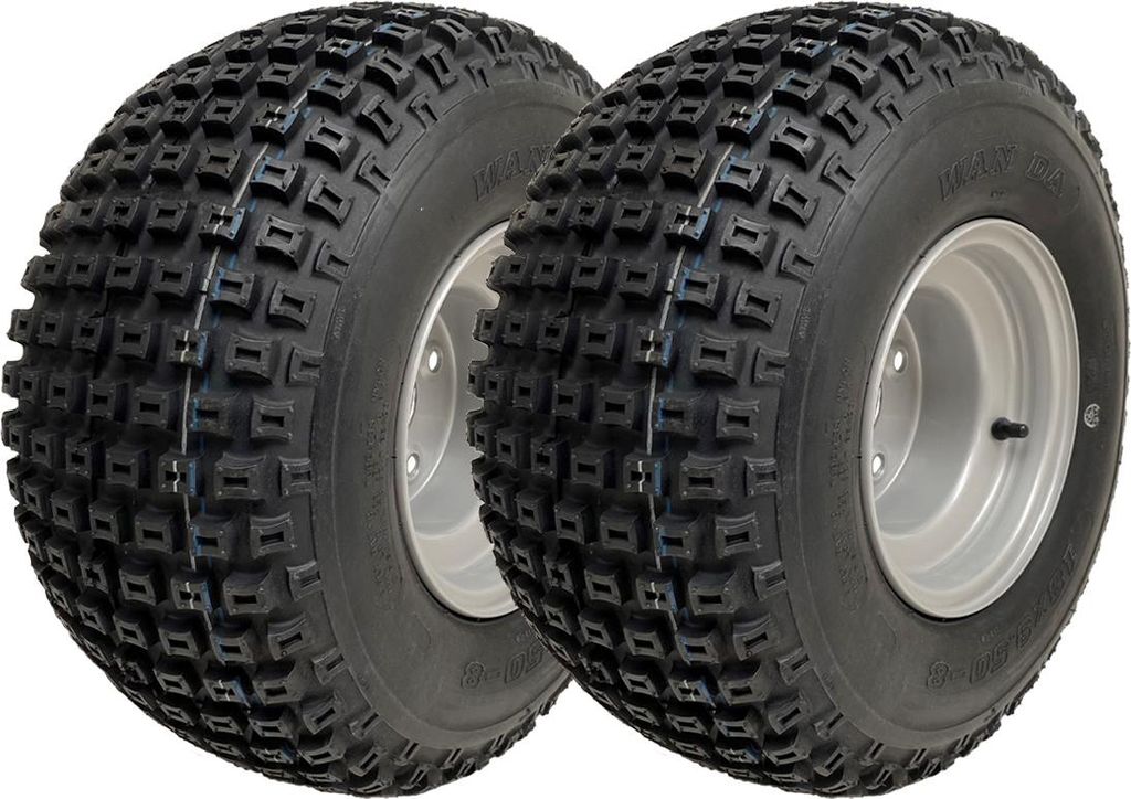 pneumatiky ATV 18x9.50-8 s puklicami namontované na Obrázok produktu 
