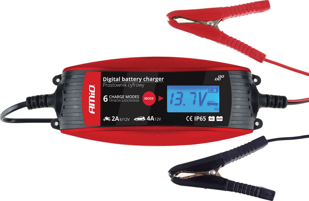Nabíjačka Auto/Moto Digitálna 6/12 V, 2/4 A, Dvl Dbc-4A Obrázok produktu 