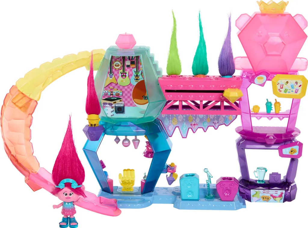 Coffret de jeu Trolls Mount Rageous et univers miniature interactif