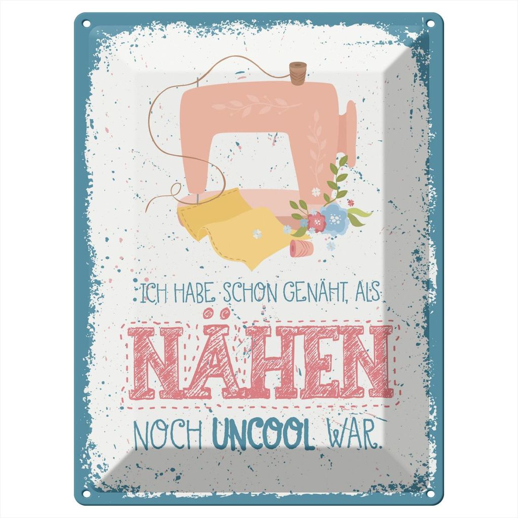 Blechschild Wandbild in : Brillante Farben, Größe 30 x 40 Produktbild 