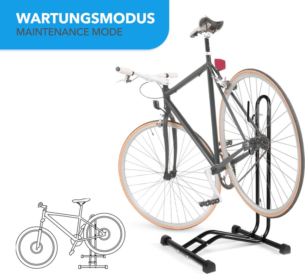 Fahrradstnder Nikias Bodenstnder fr optimalen Stand