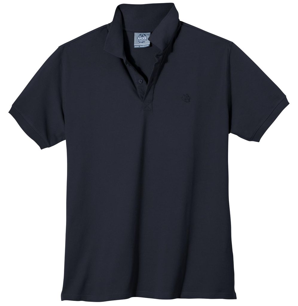Ahorn Sportswear Poloshirt Übergröße dunkelblau Produktbild 