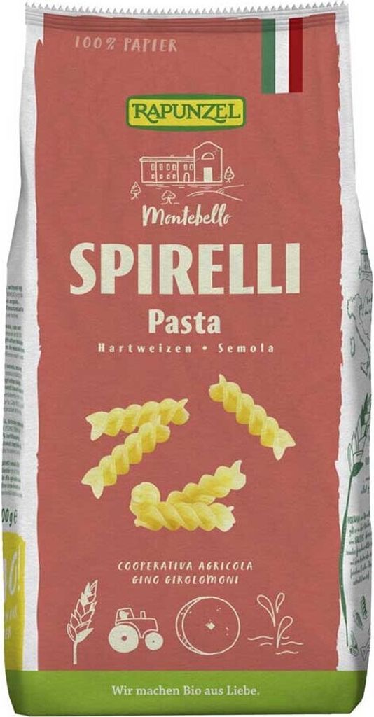 Rapunzel - Spirelli Semola - 500g Obrázok produktu 