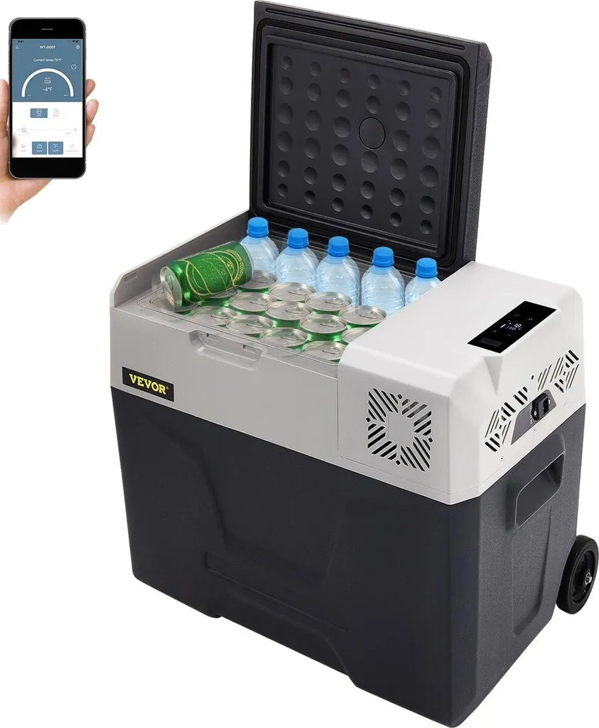 Réfrigérateur de voiture 50L Compresseur Portable - Glacière Électrique