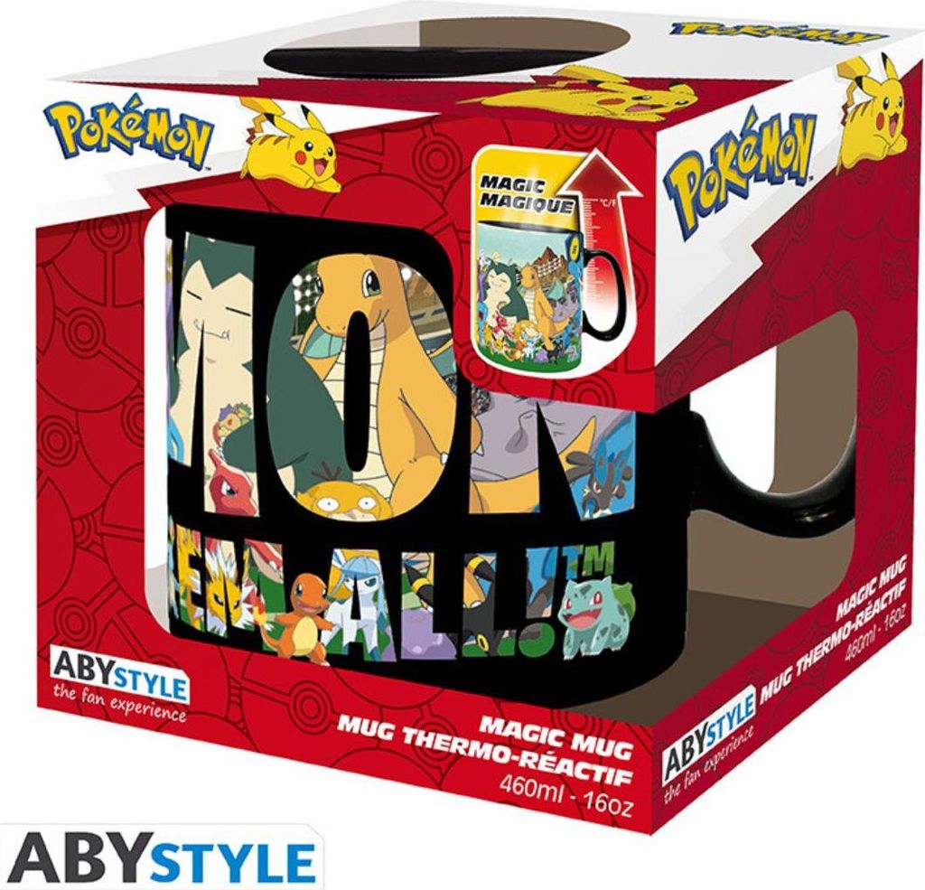 Tasse en céramique Pokémon - Attrapez-les tous Heat Change Image du produit 