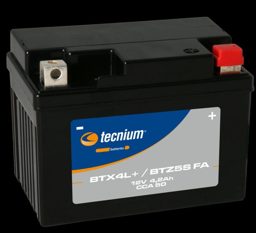 TECNIUM Wartungsfreie Batterie Werkseitig aktiviert - BTX4L+/BTZ5S