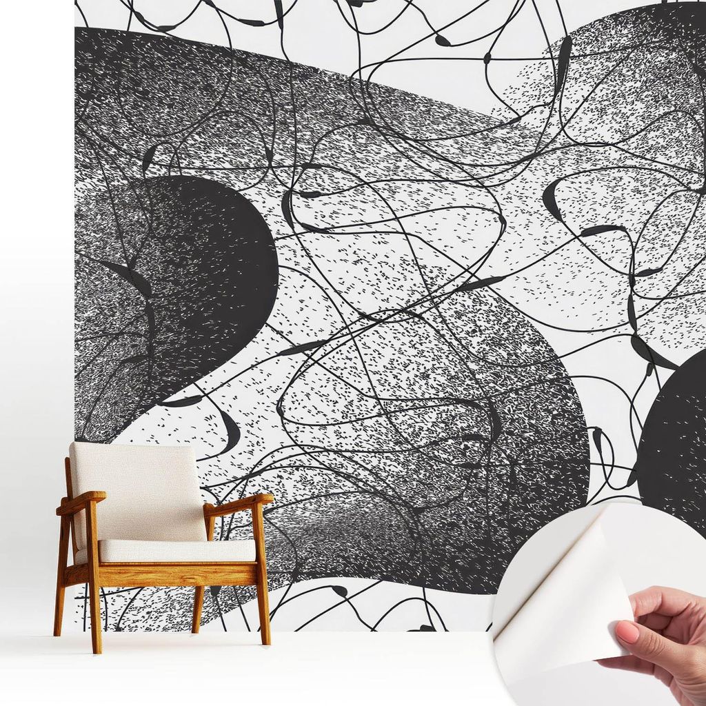Fototapete selbstklebend - 250x250 cm - Tapete - Wandtapete - Wandbilder - Klebefolie - Dekofolie - Tapete Folie - Wand - Dekoration - Wohnzimmer -...