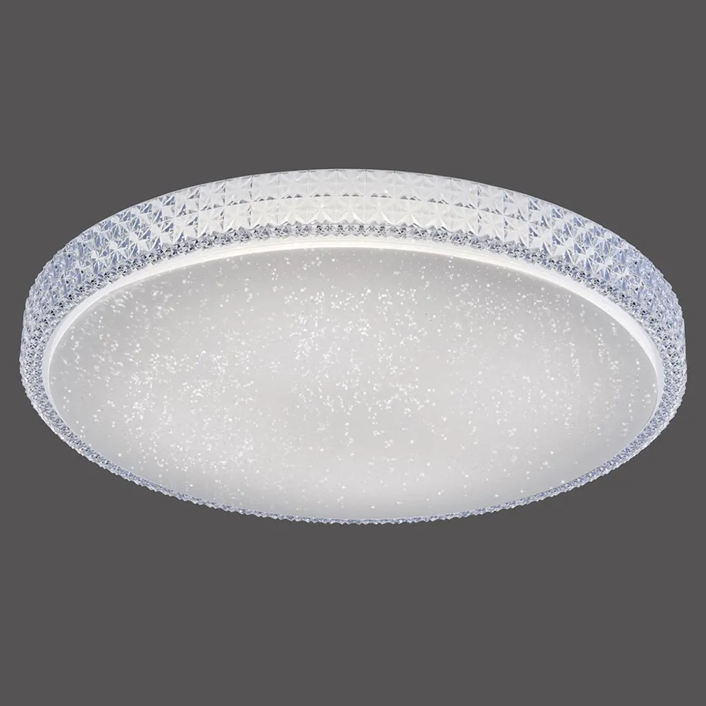 Plafonnier LED Cristal D60 cm à Intensité Variable et CCT Réglable - 9