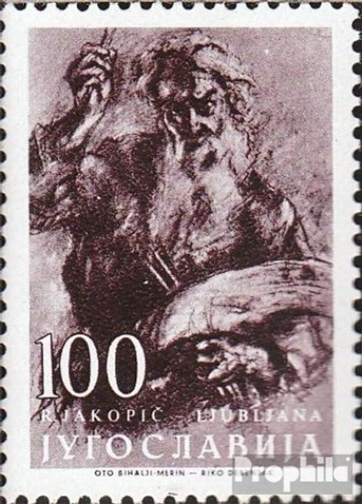 Briefmarken Jugoslawien 1956 Mi 786 postfrisch Jugoslawische Kunst
