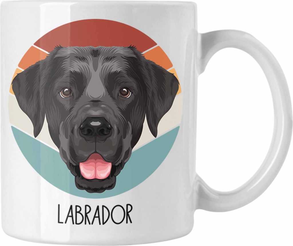 Trendation - Labrador Besitzer Tasse Geschenk Lustiger Spruch Geschenkidee Labrador Mama Papa (Weiß)