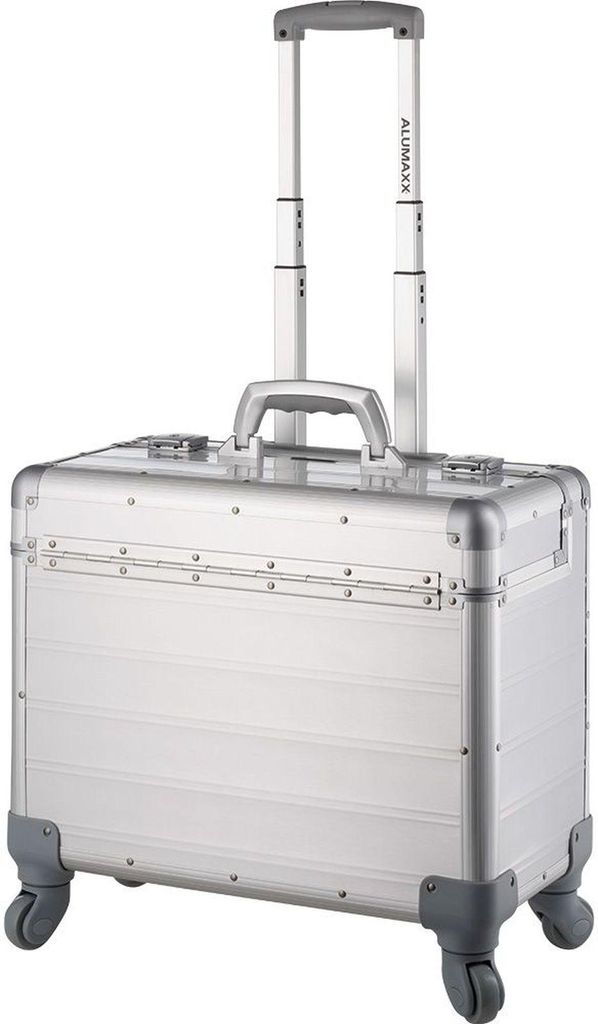 Alumaxx Pilotenkoffer Pandora - Trolley, silber matt Produktbild 