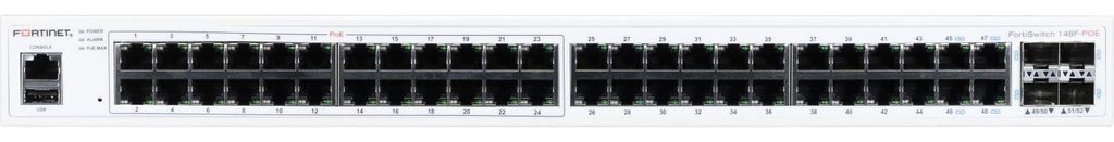 Fortinet FS-148F-POE, L2, Gigabit Ethernet (10/100/1000), Zdjęcie produktu 