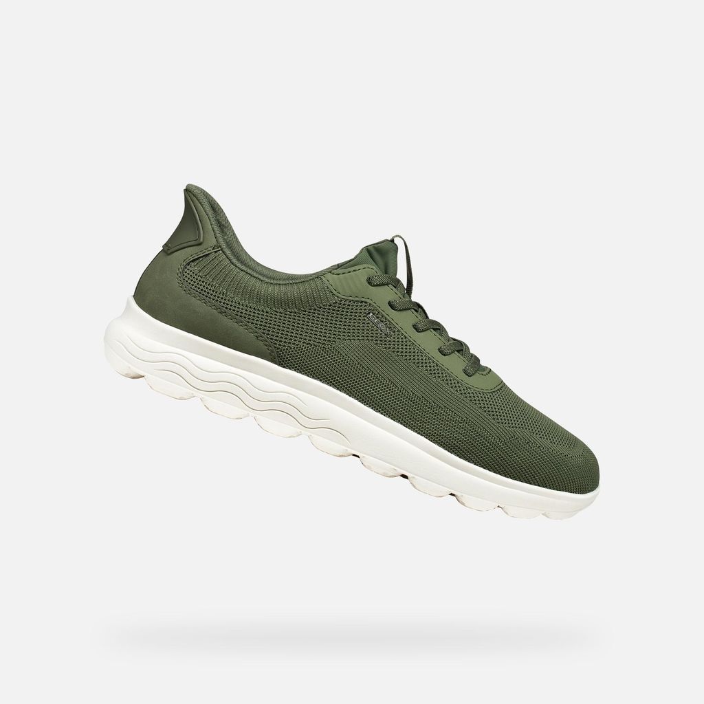 Geox Khakifarbene Herren-Sneaker Spherica Plus Fast in 39 Produktbild 