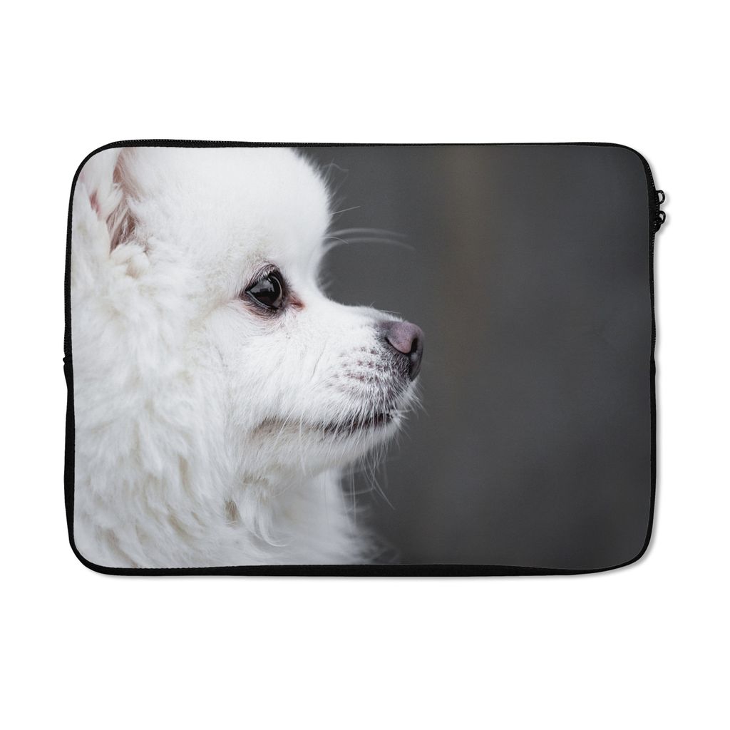 MuchoWow Laptop Hülle 13 Zoll Hund schaut in die Ferne Laptoptasche - Laptophülle - Sleeve - Rundumschutz