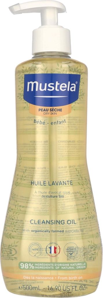 Mustela 3504105034290, 500 ml, Weichmachend, trockene Haut, Produktbild 
