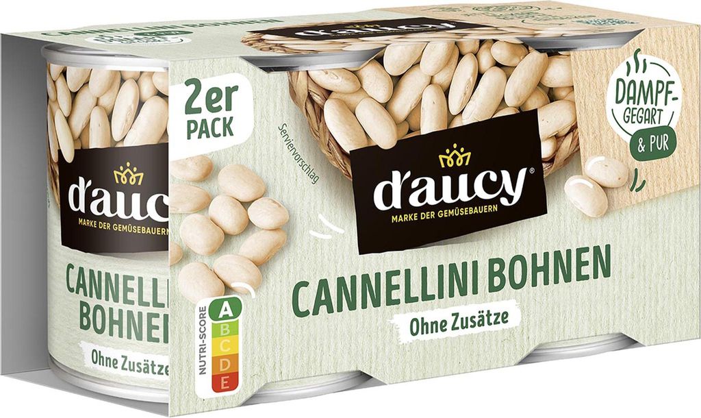 d'aucy Cannellini Bohnen: Cremig-fein & dampfgegart Produktbild 
