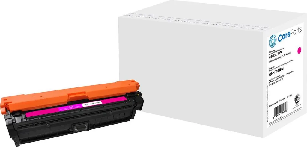 Toner Magenta CE743A CoreParts : fini les traces et impressions ternes