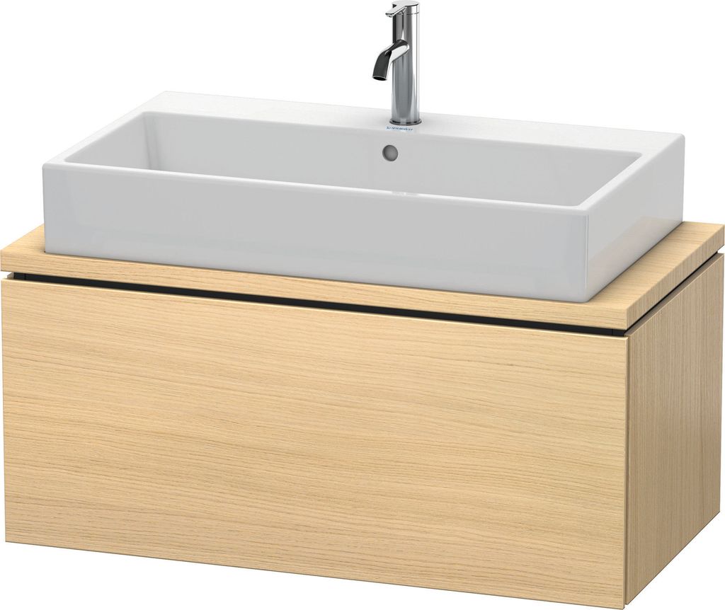 Konsolenunterschrank L-CUBE 400x920x477mm mediterrane eiche mediterrane eiche