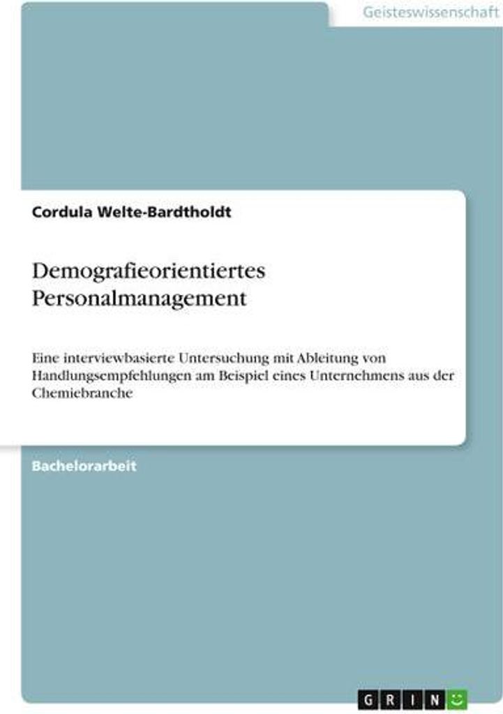 Demografieorientiertes Personalmanagement