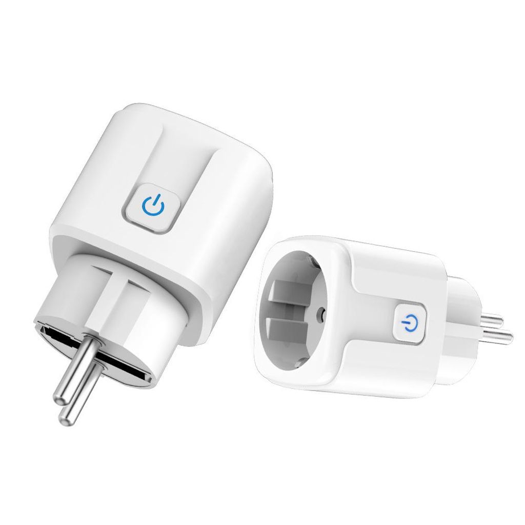 ZELURXX WLAN Smart Steckdose, Fernbedienung per Handy, Alexa Google kompatibel, Timer Funktion, Energieüberwachung