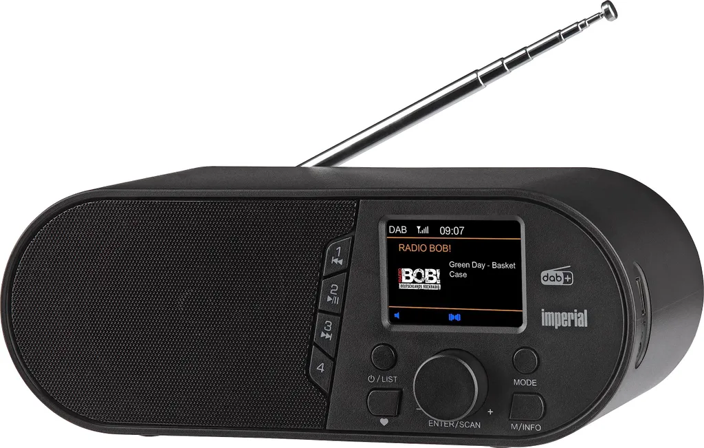 Poste Radio Internet WiFi Imperial DABMAN d105 Noir pour Cuisine Bureau