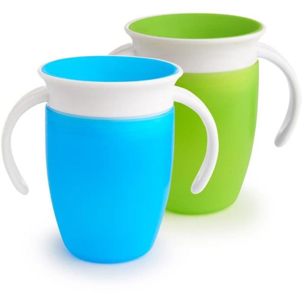 Munchkin Miracle 360 Lernbecher? grün / blau 2er-Set