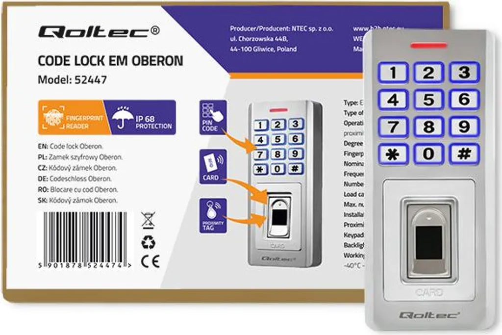 Sécurisez votre Porte Extérieure avec cette Serrure Code et Empreinte - 9