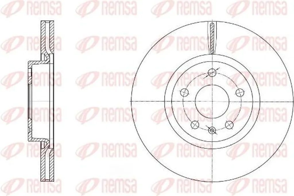 Disque de frein haute performance REMSA 6972.10 pour Skoda Octavia