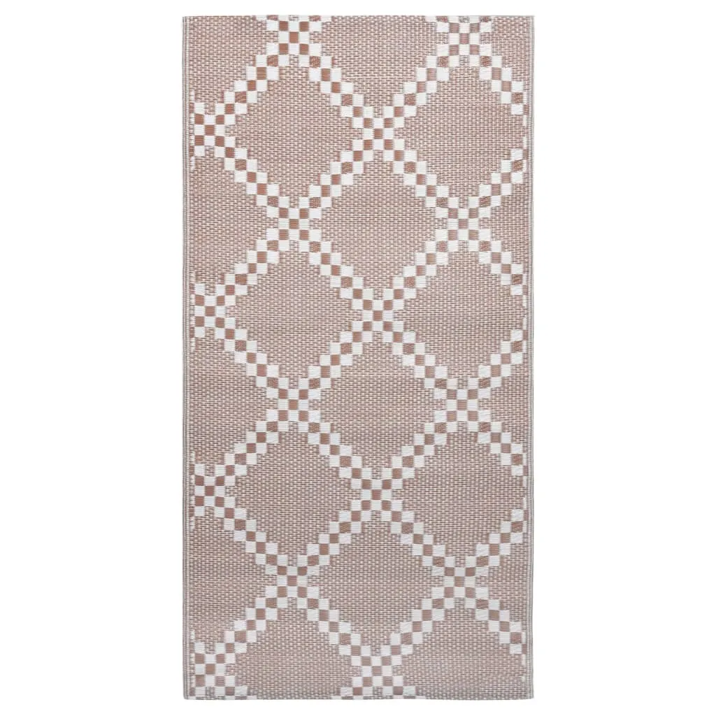 Tappeto Esterno Marrone 80x150 cm vidaXL ARAKIL - Idrorepellente PP
